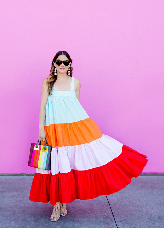 RAINBOW MAXI DRESS