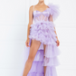 HOT PINK FRILL TULLE DRESS