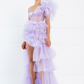 HOT PINK FRILL TULLE DRESS