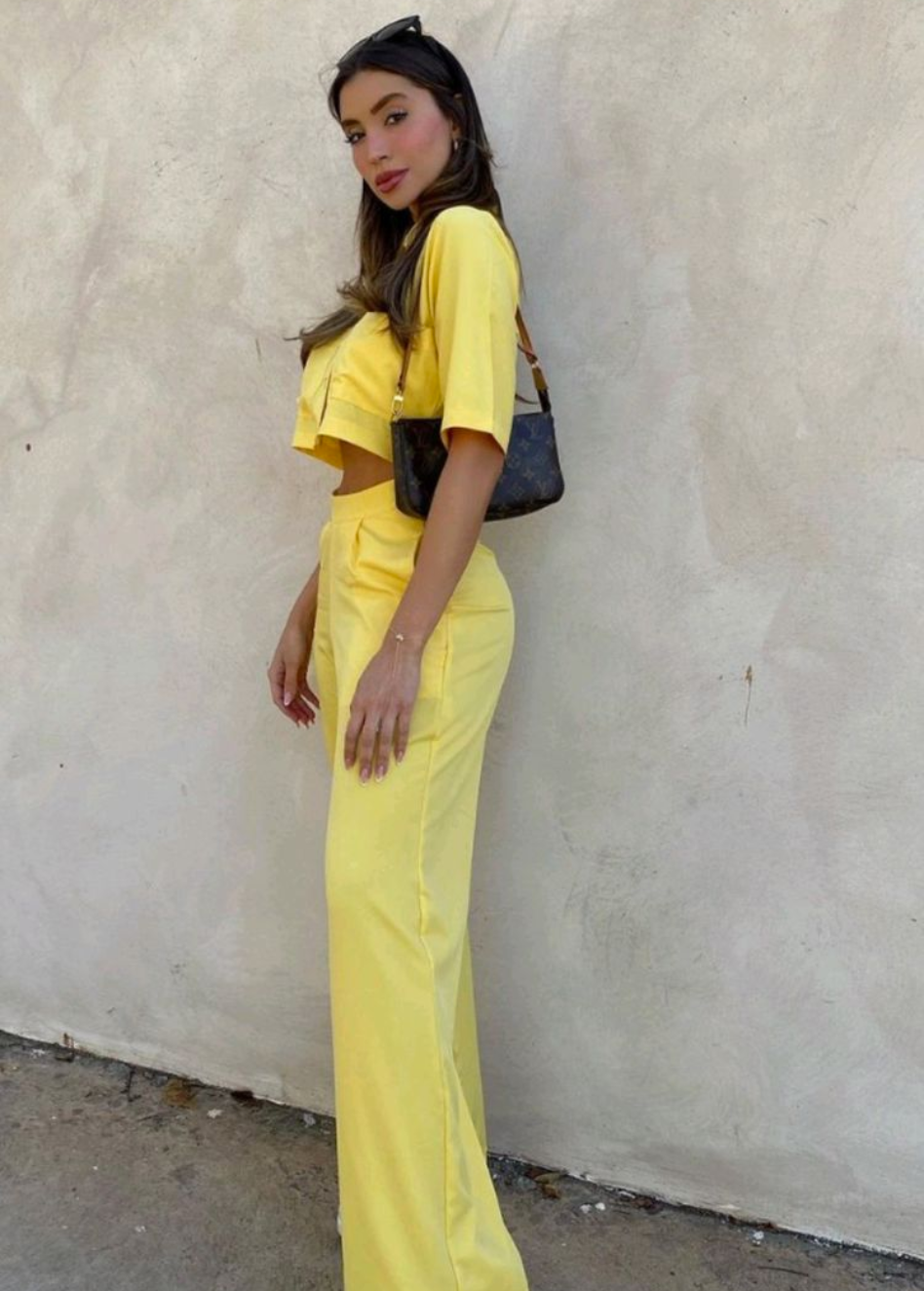SUMMER YELLOW CHIC CO-ORD
