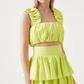 NEON FRILL CO-ORD SET