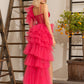 HOT PINK FRILL TULLE DRESS