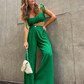 GREEN RUCHED CO-ORD