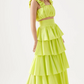 NEON FRILL CO-ORD SET
