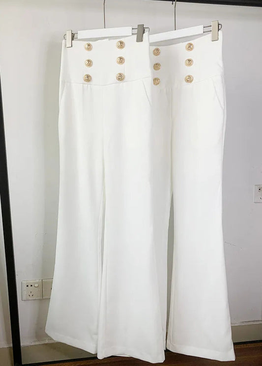 HIGH WAIST BUTTON UP PANTS