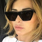 BLACK CAT-EYE SUNGLASSES