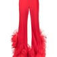 RED TULLE PANTS