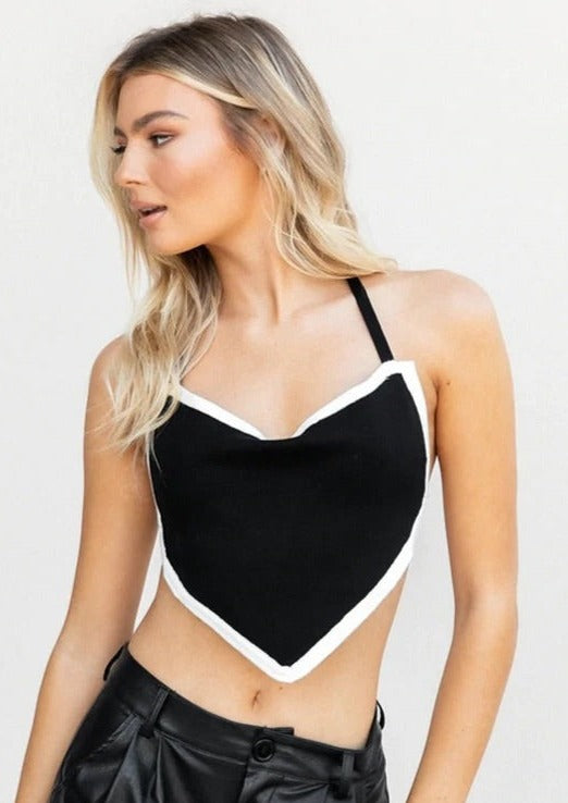 SATIN BANDANA TOP