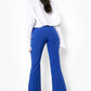 SEAM DETAIL FLARED TAILORED TROUSER